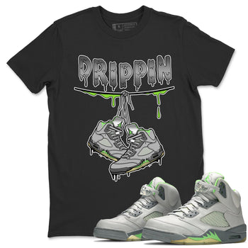 Jordan 5 Green Bean Sneaker Match Tees Drippin Sneaker Tees Jordan 5 Green Bean Sneaker Release Tees Unisex Shirts