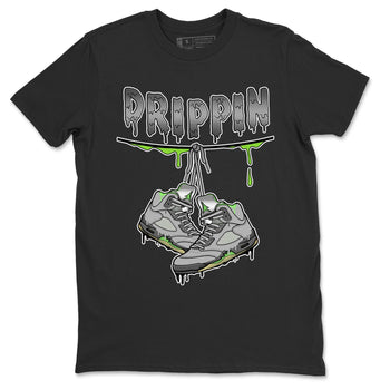 Jordan 5 Green Bean Sneaker Match Tees Drippin Sneaker Tees Jordan 5 Green Bean Sneaker Release Tees Unisex Shirts