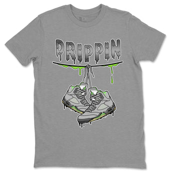 Jordan 5 Green Bean Sneaker Match Tees Drippin Sneaker Tees Jordan 5 Green Bean Sneaker Release Tees Unisex Shirts