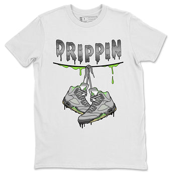 Jordan 5 Green Bean Sneaker Match Tees Drippin Sneaker Tees Jordan 5 Green Bean Sneaker Release Tees Unisex Shirts