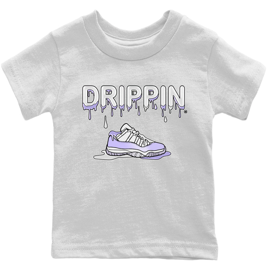 Jordan 11 Pure Violet Sneaker Match Tees Drippin Kicks Sneaker Tees Jordan 11 Pure Violet Sneaker Release Tees Kids Shirts