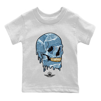 Jordan 1 Denim unique Halloween sneaker tee Dripping Camo Skull Sneaker Tees Jordan 1 Denim Sneaker Release Tees Kids Shirts