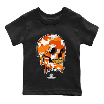 Jordan 1 Starfish unique Halloween sneaker tee Dripping Camo Skull Sneaker Tees Jordan 1 Starfish Sneaker Release Tees Kids Shirts