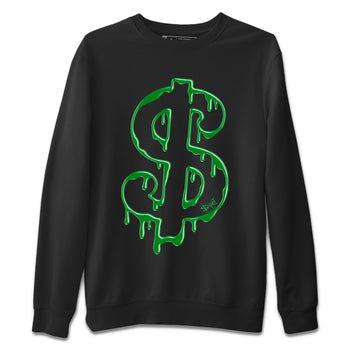 Air Jordan 1 Celtics Sneaker Match Tees Dripping Dollar Sneaker Tees Air Jordan 1 High OG Celtics Sneaker Release Tees Unisex Shirts Black 2