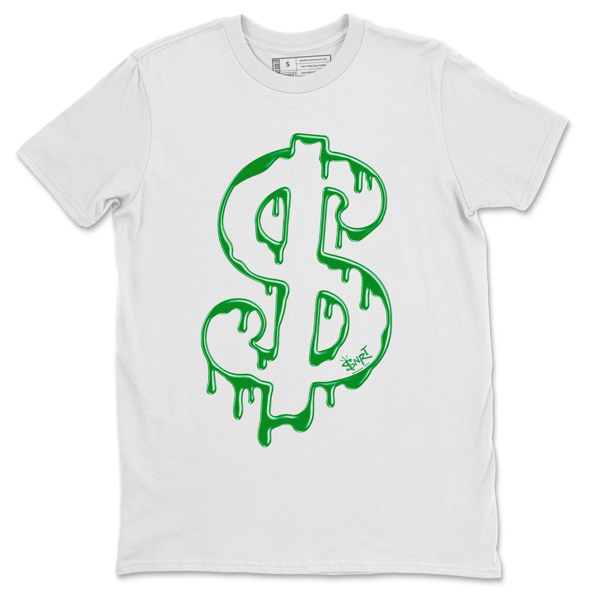 Air Jordan 1 Celtics Sneaker Match Tees Dripping Dollar Sneaker Tees Air Jordan 1 High OG Celtics Sneaker Release Tees Unisex Shirts White 2