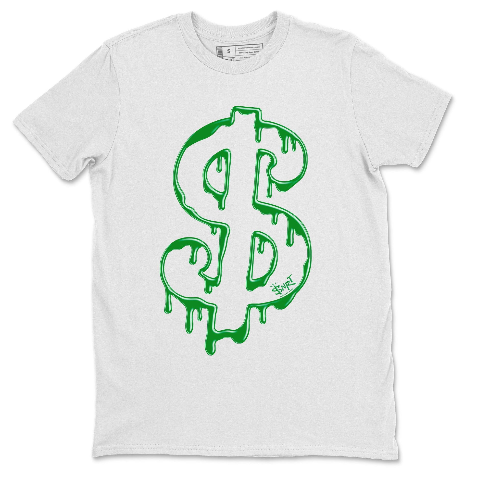 Air Jordan 1 Celtics Sneaker Match Tees Dripping Dollar Sneaker Tees Air Jordan 1 High OG Celtics Sneaker Release Tees Unisex Shirts White 2