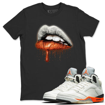 Jordan 5 Shattered Backboard Sneaker Match Tees Dripping Lip Sneaker Tees Jordan 5 Shattered Backboard Sneaker Release Tees Unisex Shirts