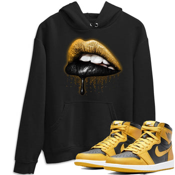 Jordan 1 Pollen Sneaker Match Tees Dripping Lips Sneaker Tees Jordan 1 Pollen Sneaker Release Tees Unisex Shirts