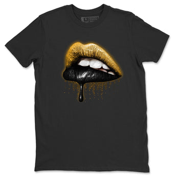 Jordan 1 Pollen Sneaker Match Tees Dripping Lips Sneaker Tees Jordan 1 Pollen Sneaker Release Tees Unisex Shirts