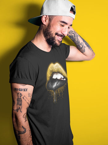 Jordan 1 Pollen Sneaker Match Tees Dripping Lips Sneaker Tees Jordan 1 Pollen Sneaker Release Tees Unisex Shirts