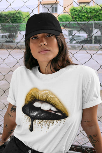 Jordan 1 Pollen Sneaker Match Tees Dripping Lips Sneaker Tees Jordan 1 Pollen Sneaker Release Tees Unisex Shirts