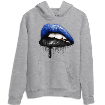 Jordan 1 Royal Black Sneaker Match Tees Dripping Lips Sneaker Tees Jordan 1 Royal Black Sneaker Release Tees Unisex Shirts