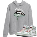 Jordan 1 Seafoam Sneaker Match Tees Dripping Lips Sneaker Tees Jordan 1 Seafoam Sneaker Release Tees Unisex Shirts