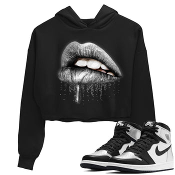 Jordan 1 Silver Toe Sneaker Match Tees Dripping Lips Sneaker Tees Jordan 1 Silver Toe Sneaker Release Tees Women's Shirts