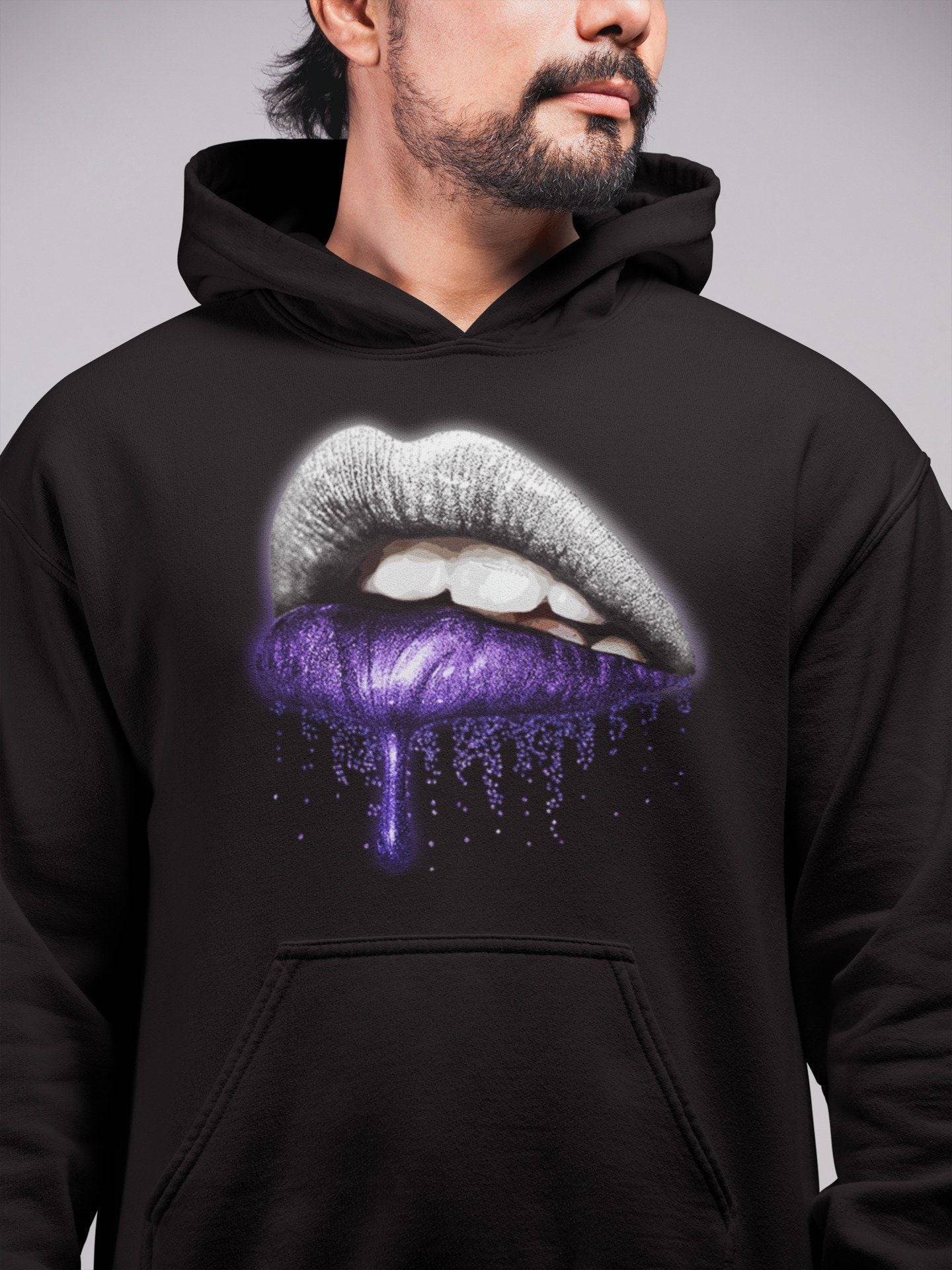 Jordan 1 WMNS Court Purple Sneaker Match Tees Dripping Lips Sneaker Tees Jordan 1 WMNS Court Purple Sneaker Release Tees Unisex Shirts