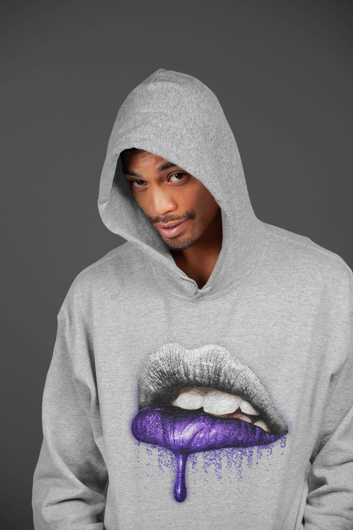 Jordan 1 WMNS Court Purple Sneaker Match Tees Dripping Lips Sneaker Tees Jordan 1 WMNS Court Purple Sneaker Release Tees Unisex Shirts