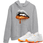 Jordan 11 Citrus Sneaker Match Tees Dripping Lips Sneaker Tees Jordan 11 Citrus Sneaker Release Tees Unisex Shirts