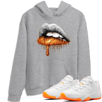 Jordan 11 Citrus Sneaker Match Tees Dripping Lips Sneaker Tees Jordan 11 Citrus Sneaker Release Tees Unisex Shirts