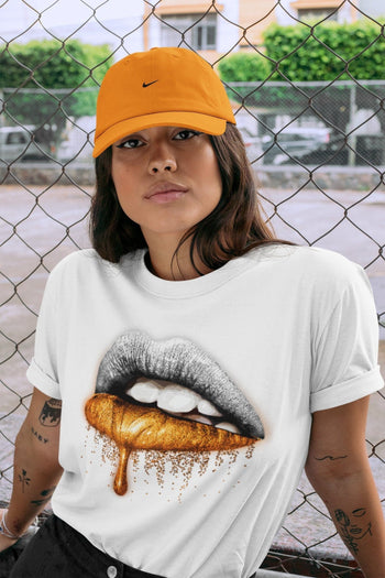 Jordan 11 Citrus Sneaker Match Tees Dripping Lips Sneaker Tees Jordan 11 Citrus Sneaker Release Tees Unisex Shirts