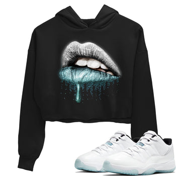 Jordan 11 Legend Blue Sneaker Match Tees Dripping Lips Sneaker Tees Jordan 11 Legend Blue Sneaker Release Tees Women's Shirts