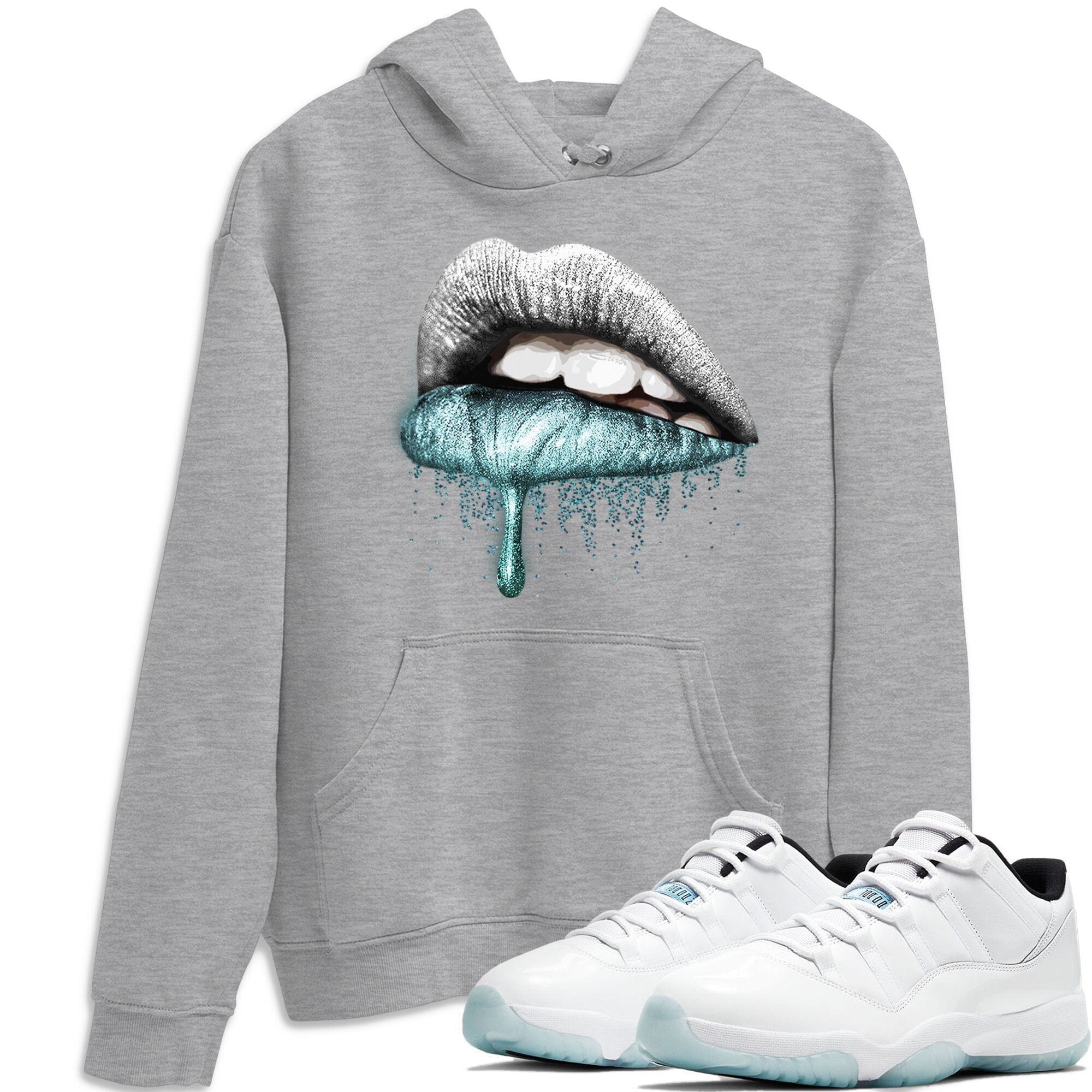 Jordan 11 Legend Blue Sneaker Match Tees Dripping Lips Sneaker Tees Jordan 11 Legend Blue Sneaker Release Tees Unisex Shirts