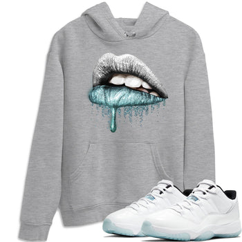 Jordan 11 Legend Blue Sneaker Match Tees Dripping Lips Sneaker Tees Jordan 11 Legend Blue Sneaker Release Tees Unisex Shirts
