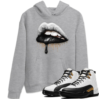 Jordan 12 Royalty Sneaker Match Tees Dripping Lips Sneaker Tees Jordan 12 Royalty Sneaker Release Tees Unisex Shirts