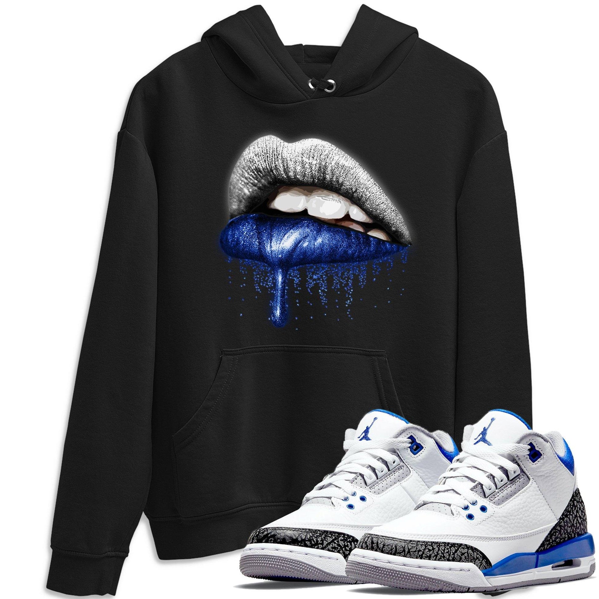 Jordan 3 Racer Blue Sneaker Match Tees Dripping Lips Sneaker Tees Jordan 3 Racer Blue Sneaker Release Tees Unisex Shirts