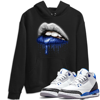 Jordan 3 Racer Blue Sneaker Match Tees Dripping Lips Sneaker Tees Jordan 3 Racer Blue Sneaker Release Tees Unisex Shirts