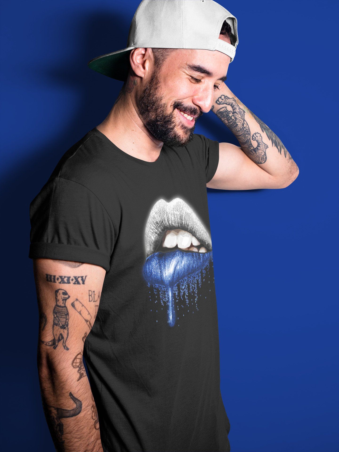 Jordan 3 Racer Blue Sneaker Match Tees Dripping Lips Sneaker Tees Jordan 3 Racer Blue Sneaker Release Tees Unisex Shirts