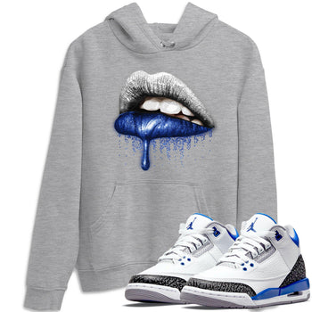 Jordan 3 Racer Blue Sneaker Match Tees Dripping Lips Sneaker Tees Jordan 3 Racer Blue Sneaker Release Tees Unisex Shirts