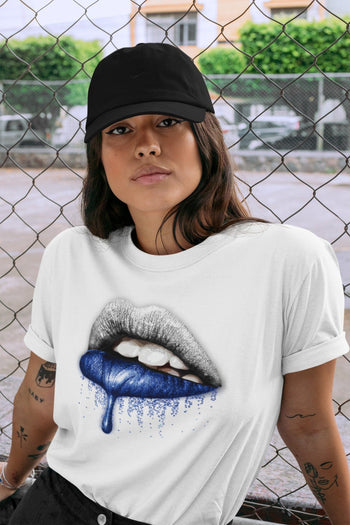 Jordan 3 Racer Blue Sneaker Match Tees Dripping Lips Sneaker Tees Jordan 3 Racer Blue Sneaker Release Tees Unisex Shirts