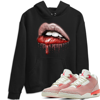 Jordan 3 Rust Pink Sneaker Match Tees Dripping Lips Sneaker Tees Jordan 3 Rust Pink Sneaker Release Tees Unisex Shirts