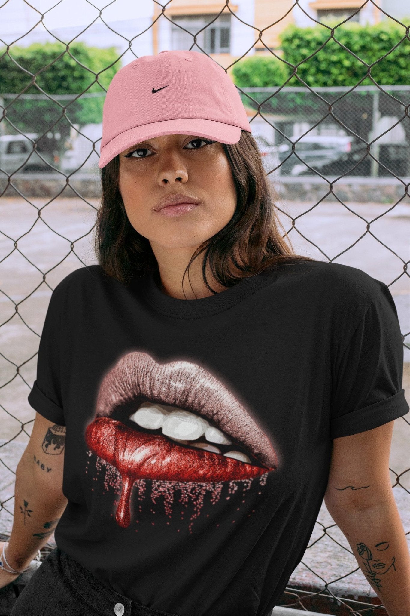 Jordan 3 Rust Pink Sneaker Match Tees Dripping Lips Sneaker Tees Jordan 3 Rust Pink Sneaker Release Tees Unisex Shirts