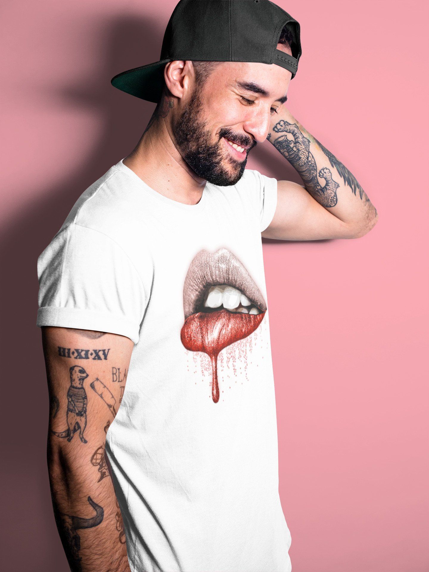 Jordan 3 Rust Pink Sneaker Match Tees Dripping Lips Sneaker Tees Jordan 3 Rust Pink Sneaker Release Tees Unisex Shirts