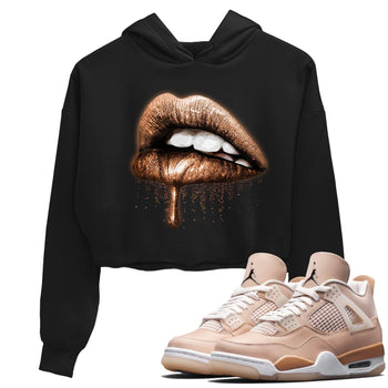 Jordan 4 Shimmer Sneaker Match Tees Dripping Lips Sneaker Tees Jordan 4 Shimmer Sneaker Release Tees Women's Shirts