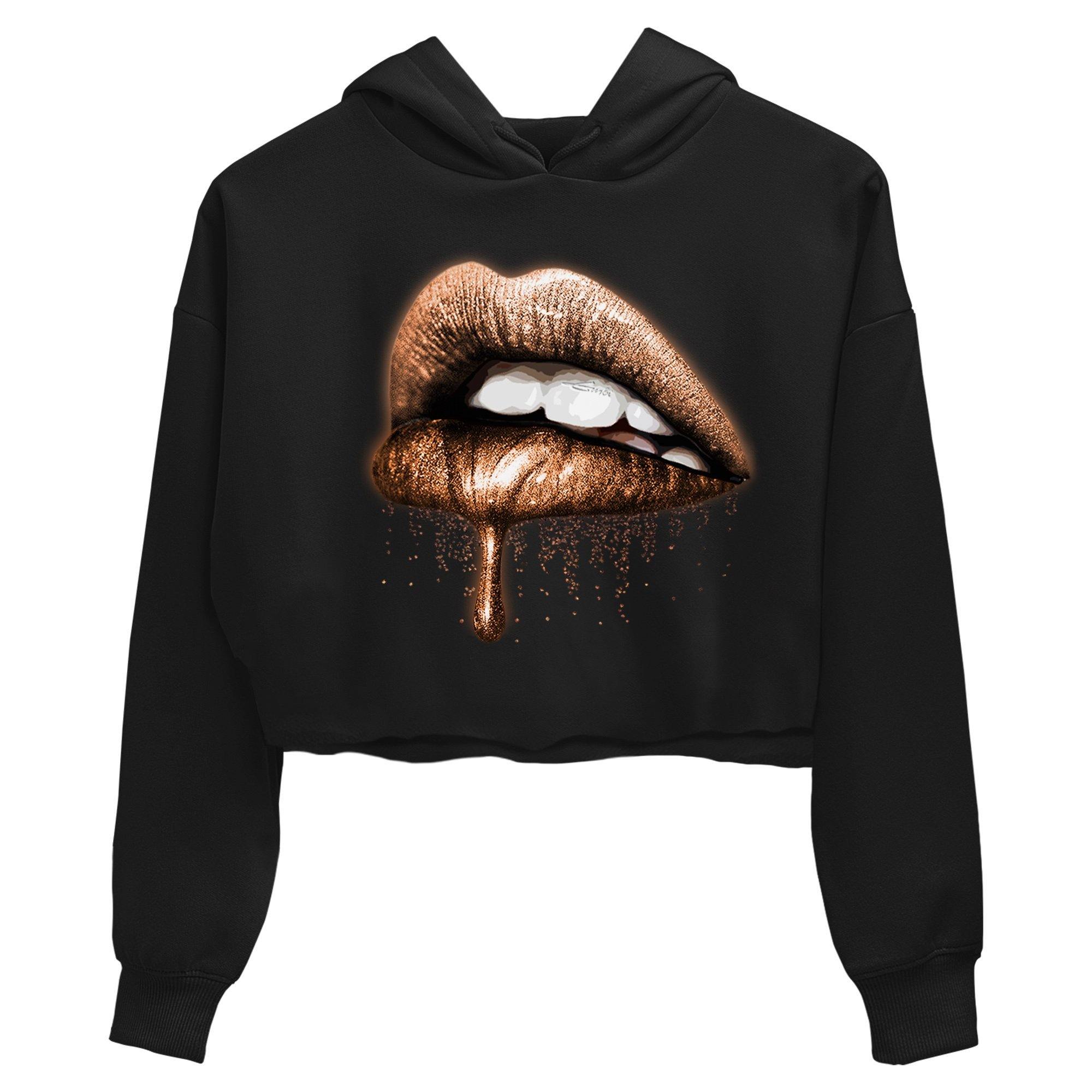 Jordan 4 Shimmer Sneaker Match Tees Dripping Lips Sneaker Tees Jordan 4 Shimmer Sneaker Release Tees Women's Shirts