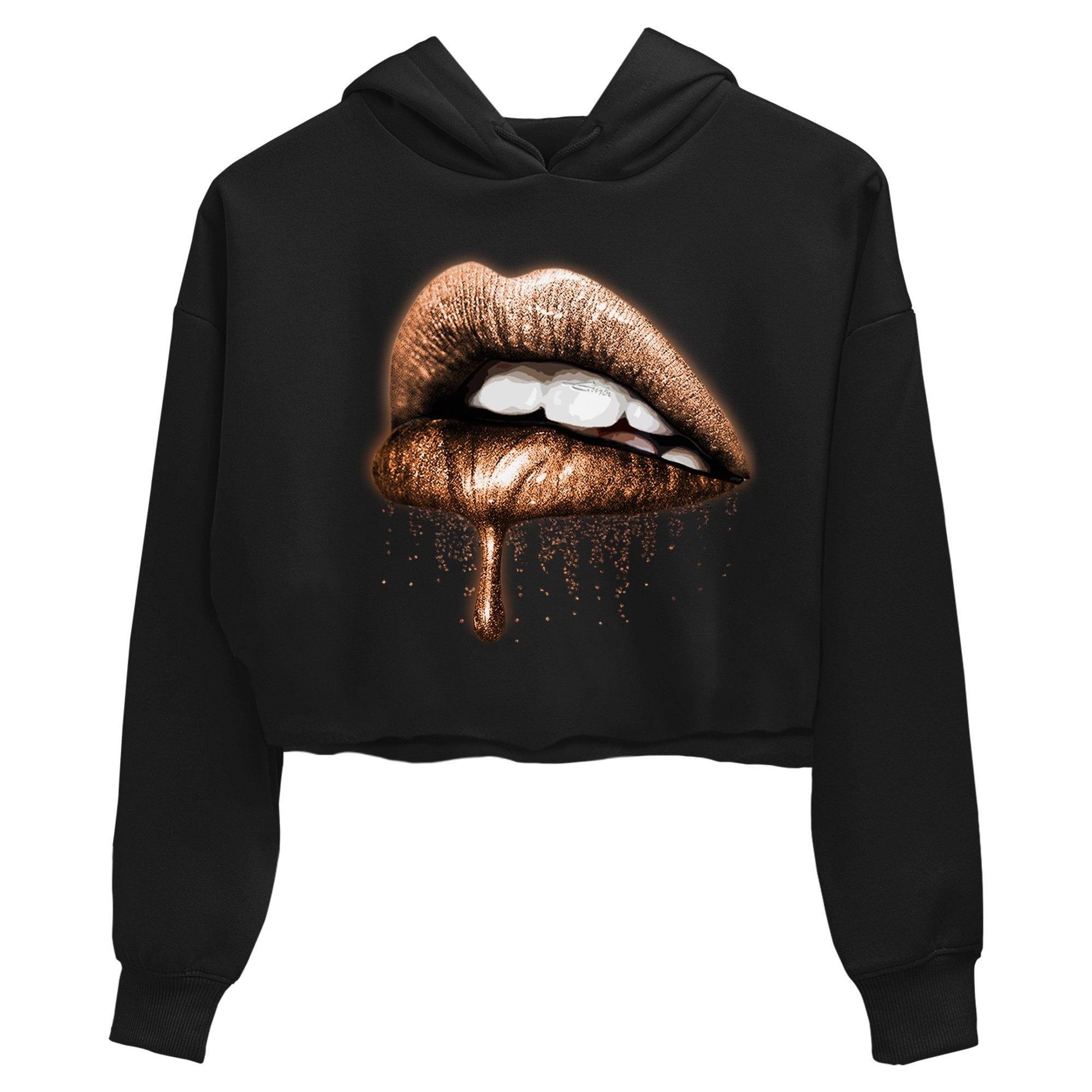 Jordan 4 Shimmer Sneaker Match Tees Dripping Lips Sneaker Tees Jordan 4 Shimmer Sneaker Release Tees Women's Shirts