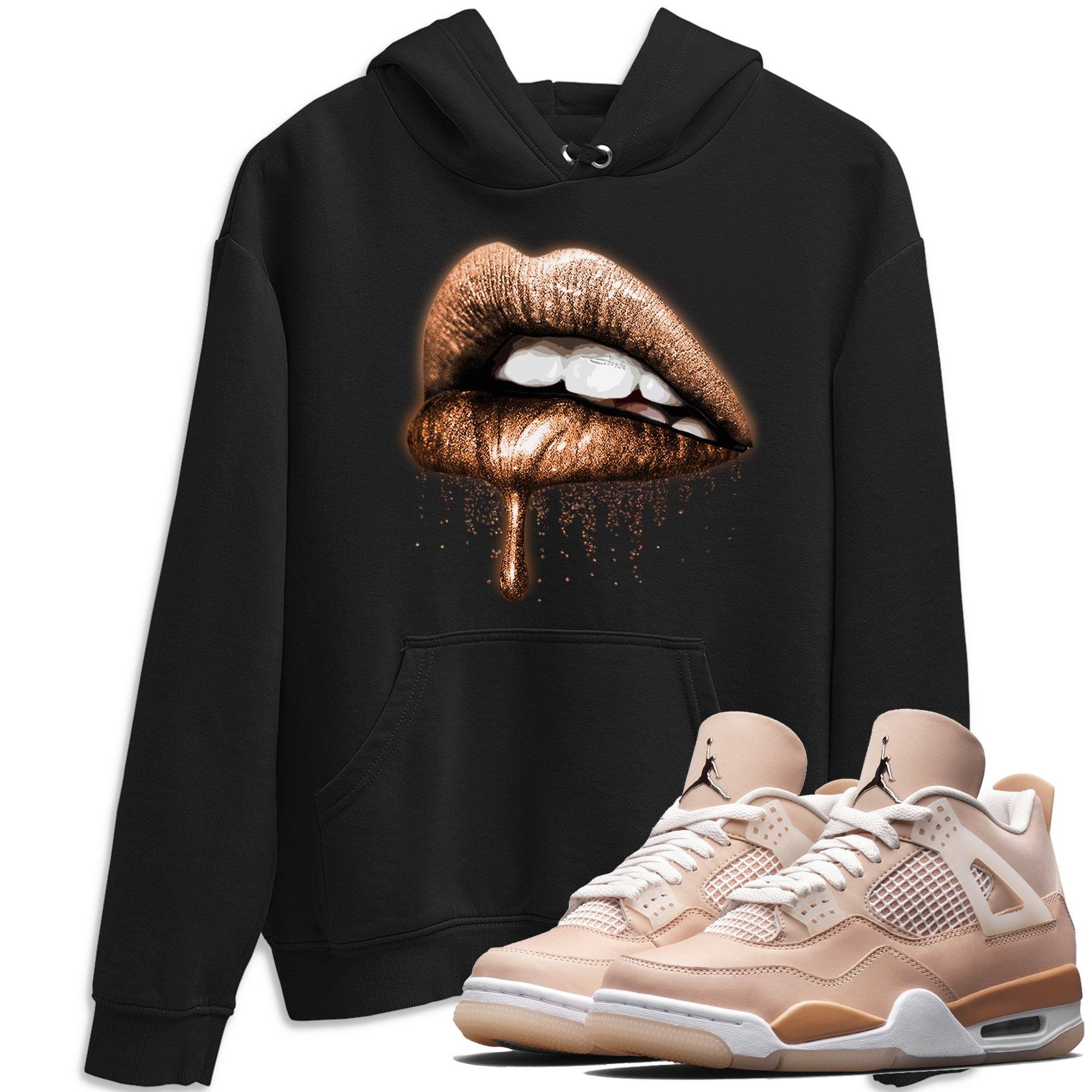 Jordan 4 Shimmer Sneaker Match Tees Dripping Lips Sneaker Tees Jordan 4 Shimmer Sneaker Release Tees Unisex Shirts