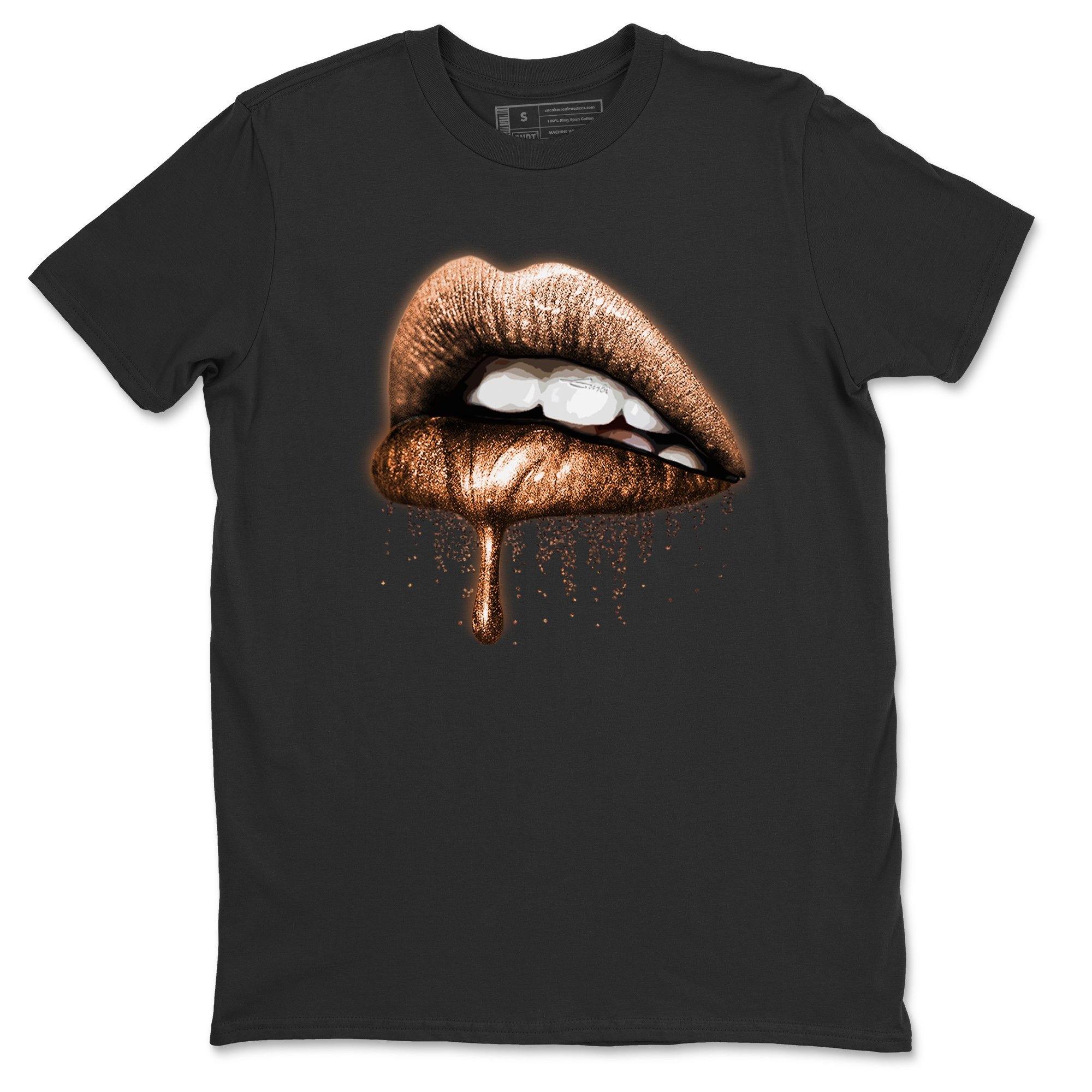 Jordan 4 Shimmer Sneaker Match Tees Dripping Lips Sneaker Tees Jordan 4 Shimmer Sneaker Release Tees Unisex Shirts