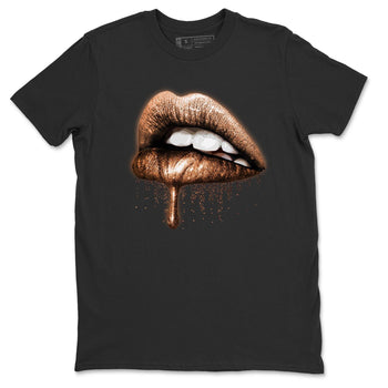 Jordan 4 Shimmer Sneaker Match Tees Dripping Lips Sneaker Tees Jordan 4 Shimmer Sneaker Release Tees Unisex Shirts