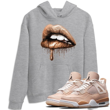 Jordan 4 Shimmer Sneaker Match Tees Dripping Lips Sneaker Tees Jordan 4 Shimmer Sneaker Release Tees Unisex Shirts