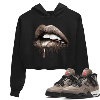 Jordan 4 Taupe Haze Sneaker Match Tees Dripping Lips Sneaker Tees Jordan 4 Taupe Haze Sneaker Release Tees Women's Shirts