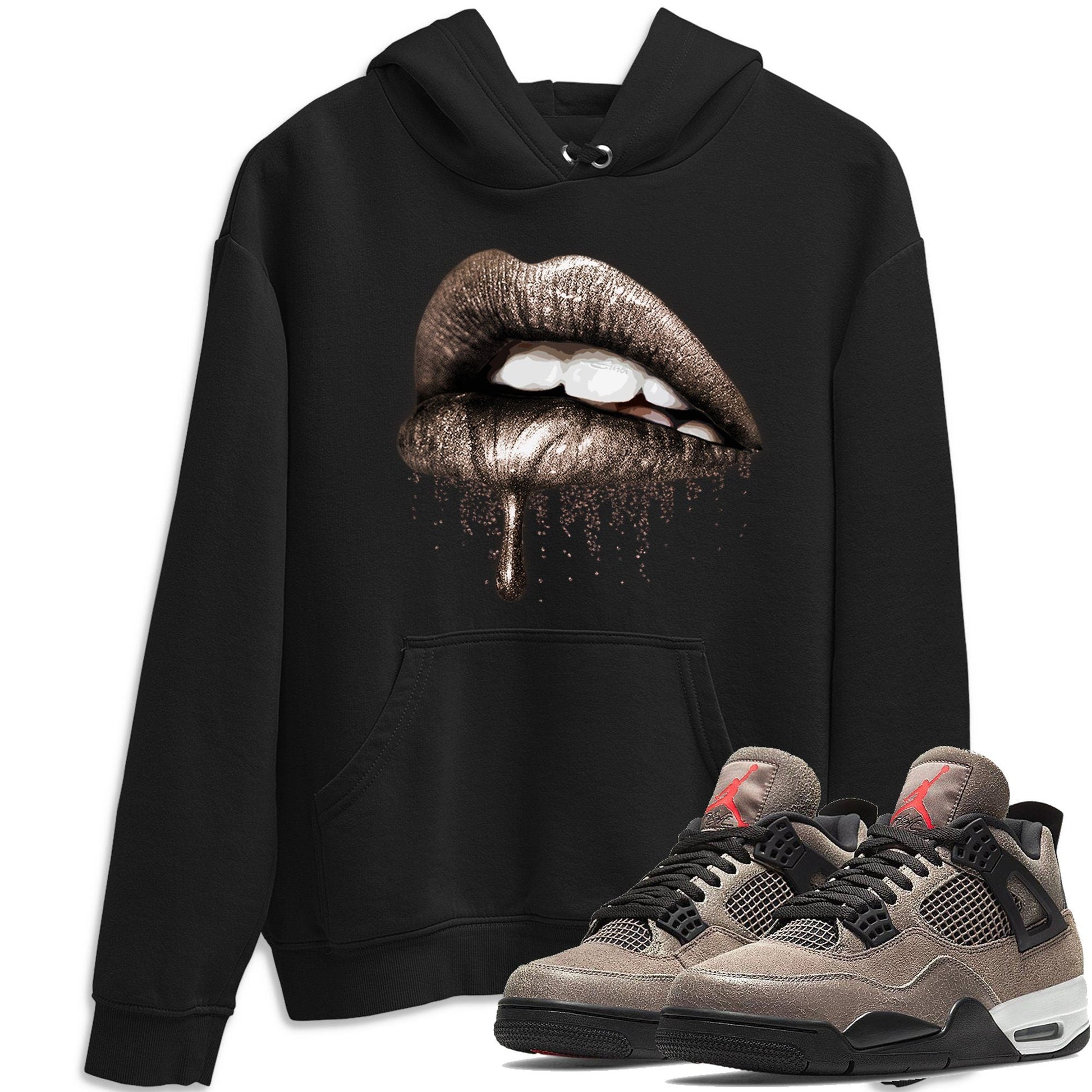 Jordan 4 Taupe Haze Sneaker Match Tees Dripping Lips Sneaker Tees Jordan 4 Taupe Haze Sneaker Release Tees Unisex Shirts