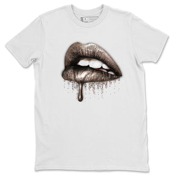 Jordan 4 Taupe Haze Sneaker Match Tees Dripping Lips Sneaker Tees Jordan 4 Taupe Haze Sneaker Release Tees Unisex Shirts