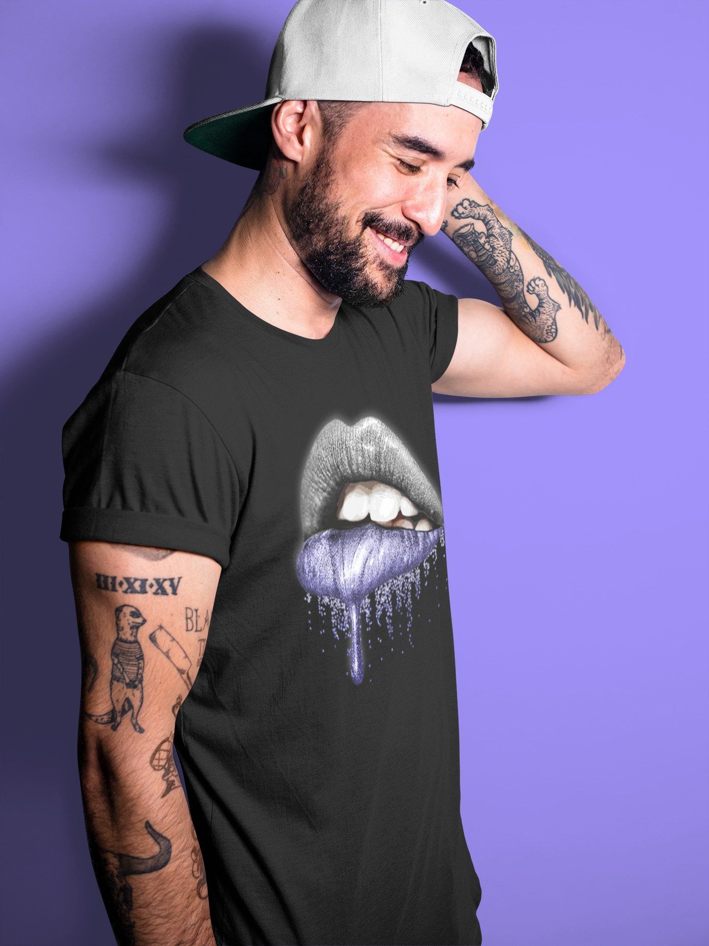 Jordan 7 Flint Sneaker Match Tees Dripping Lips Sneaker Tees Jordan 7 Flint Sneaker Release Tees Unisex Shirts