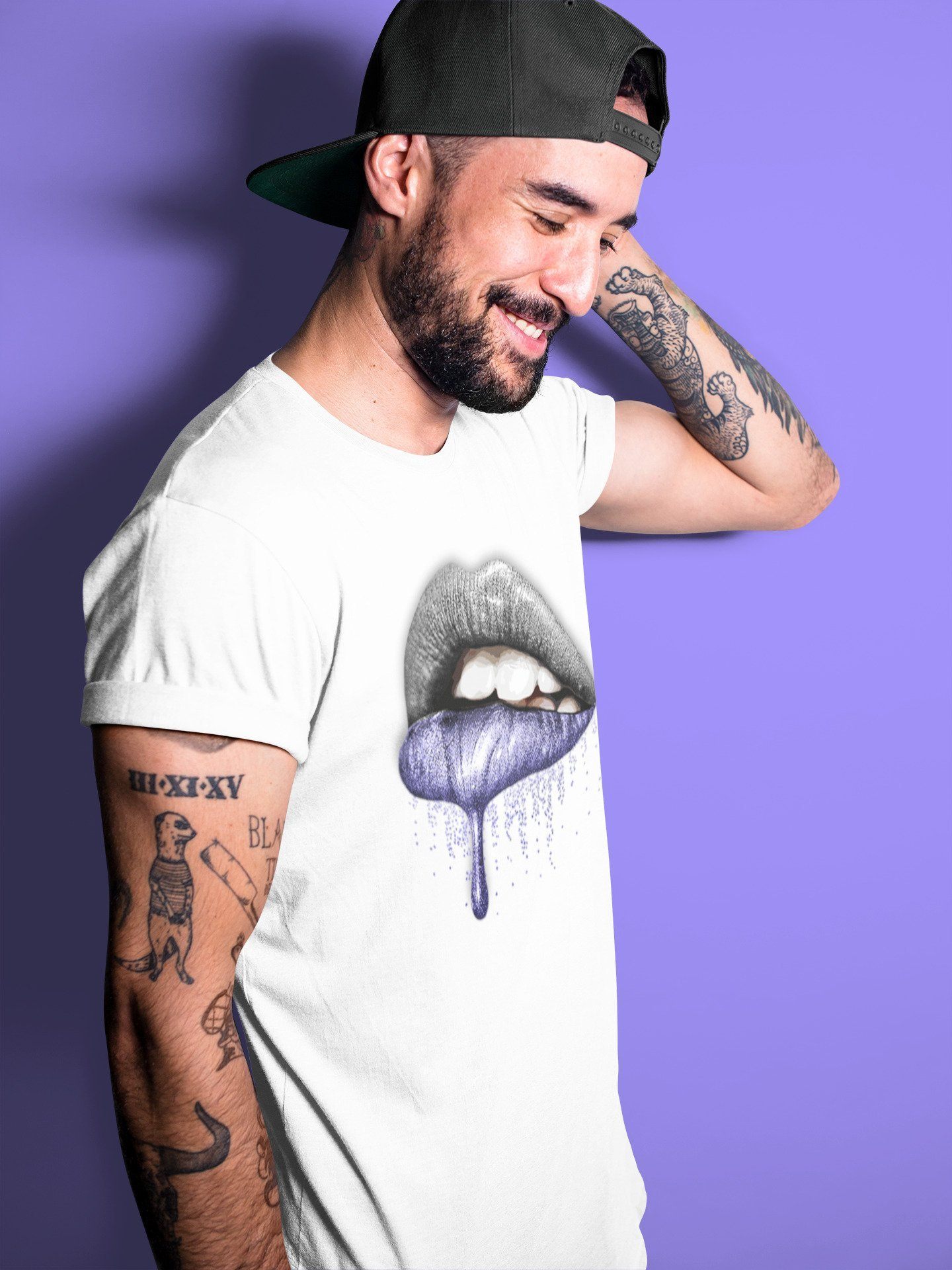 Jordan 7 Flint Sneaker Match Tees Dripping Lips Sneaker Tees Jordan 7 Flint Sneaker Release Tees Unisex Shirts
