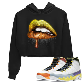 Jordan 9 Change The World Sneaker Match Tees Dripping Lips Sneaker Tees Jordan 9 Change The World Sneaker Release Tees Women's Shirts