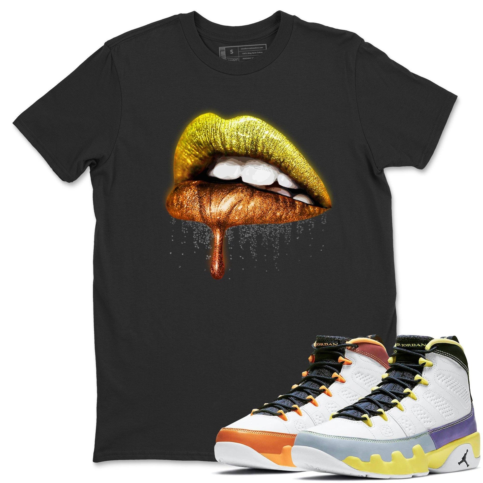 Jordan 9 Change The World Sneaker Match Tees Dripping Lips Sneaker Tees Jordan 9 Change The World Sneaker Release Tees Unisex Shirts