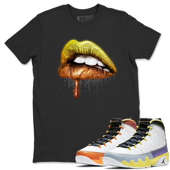 Jordan 9 Change The World Sneaker Match Tees Dripping Lips Sneaker Tees Jordan 9 Change The World Sneaker Release Tees Unisex Shirts